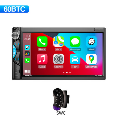 Radio universal de 7 inchi CarPlay și player multimedia Android Auto FM MP5 Bluetooth GPS Navigare pentru Nissan Toyota VW Honda