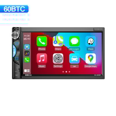 Radio universal de 7 inchi CarPlay și player multimedia Android Auto FM MP5 Bluetooth GPS Navigare pentru Nissan Toyota VW Honda