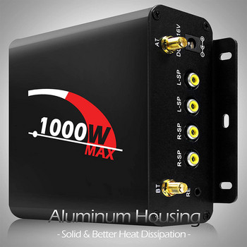 1000W Ενισχυτής 4 Ηχείων Αδιάβροχο Στερεοφωνικό Σύστημα ήχου ATV Μοτοσικλέτας UTV Σκάφος Bluetooth με ραδιόφωνο FM, USB, AUX, κάρτα SD Mp3