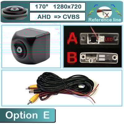 Fisheye 170 1280x720P HD AHD Cameră de marșarier pentru vehicule pentru mașină pentru Subaru Levorg Legacy Liberty Outback Impreza WRX Forester