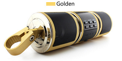 Motorkerékpár EDR audio hangszóró vízálló motorkerékpár sztereó FM rádió AUX USB TF kártya Bluetooth kompatibilis MP3 lejátszó MT487