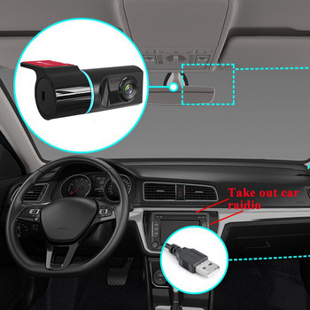 WIFI мини автомобилен рекордер Vedio 1080P WIFI DVR ADAS Dash Camera Car DVR Camera Recorder DashCam за Android автомобилно радио