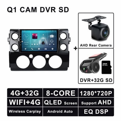 Pentru Toyota FJ Cruiser J15 2006 - 2020 Android 11 Radio auto GPS Multimedia Video Stereo Player de navigare Bluetooth 4G LTE WIFI