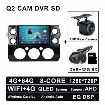 Pentru Toyota FJ Cruiser J15 2006 - 2020 Android 11 Radio auto GPS Multimedia Video Stereo Player de navigare Bluetooth 4G LTE WIFI