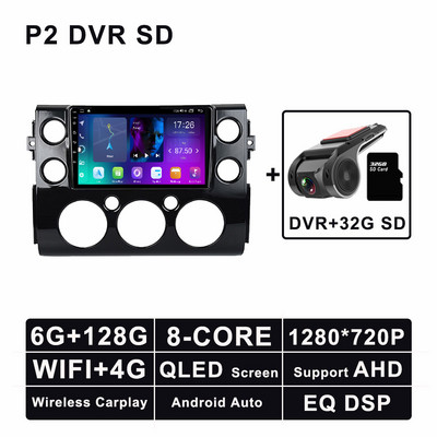 Pentru Toyota FJ Cruiser J15 2006 - 2020 Android 11 Radio auto GPS Multimedia Video Stereo Player de navigare Bluetooth 4G LTE WIFI