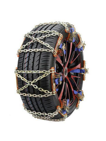 2X автомобилна гума против хлъзгане стоманена верига зимни шипове Cadenas Para Nieve за вериги за гуми Дъждовни зимни гуми за инструменти за кола Автомобил Камион SUV