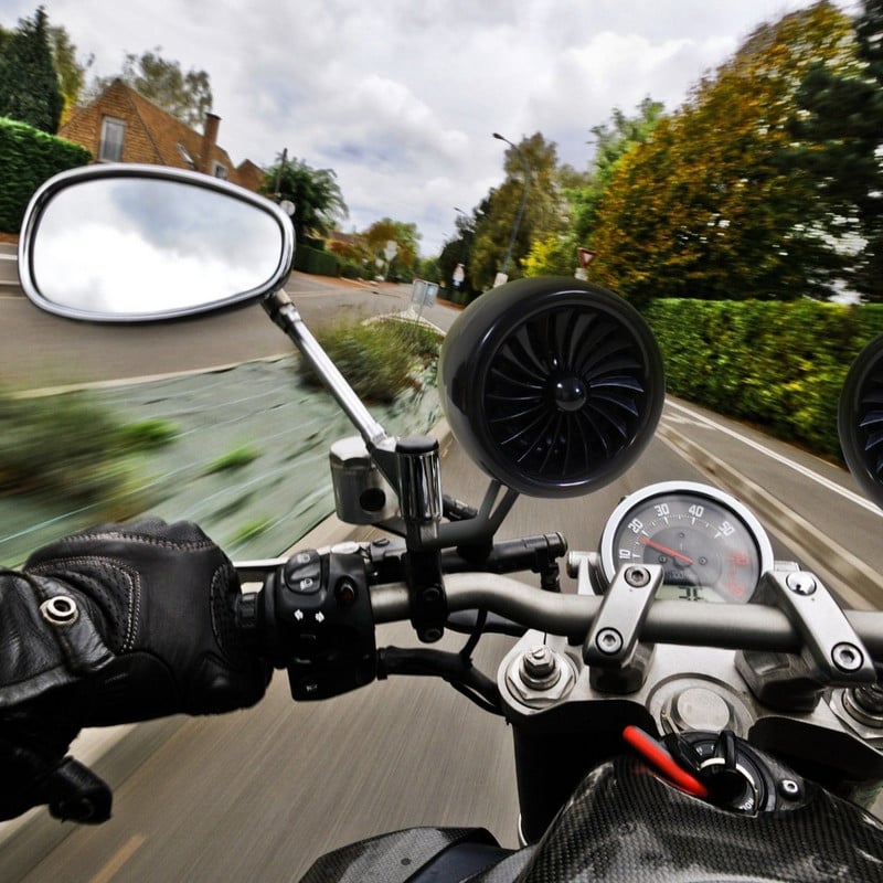 Amplificator Multmedia 1000W Bluetooth Motocicletă Stereo 4 difuzoare Sistem de redare audio MP3, suport radio FM, USB, card SD, AUX