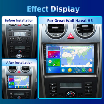 JMANCE For Great Wall Haval H5 2010-2012 Ραδιόφωνο αυτοκινήτου Συσκευή αναπαραγωγής πολυμέσων Πλοήγηση GPS 4G CarPlay Stereo Android Όχι 2din DVD