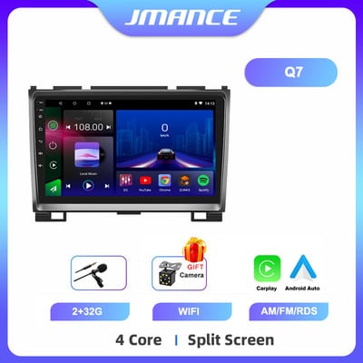 JMANCE pentru Great Wall Haval H5 2010-2012 Radio Auto Player Multimedia Navigare GPS 4G CarPlay Stereo Android No 2din DVD