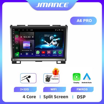 JMANCE pentru Great Wall Haval H5 2010-2012 Radio Auto Player Multimedia Navigare GPS 4G CarPlay Stereo Android No 2din DVD