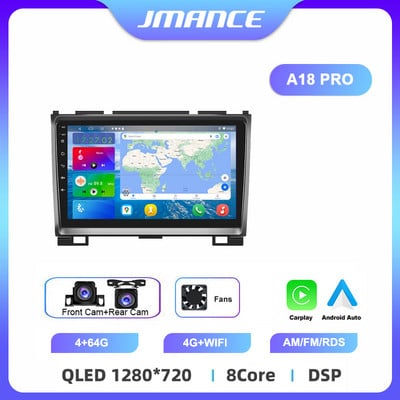 JMANCE pentru Great Wall Haval H5 2010-2012 Radio Auto Player Multimedia Navigare GPS 4G CarPlay Stereo Android No 2din DVD