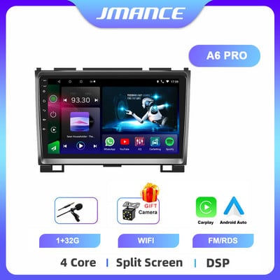 JMANCE pentru Great Wall Haval H5 2010-2012 Radio Auto Player Multimedia Navigare GPS 4G CarPlay Stereo Android No 2din DVD
