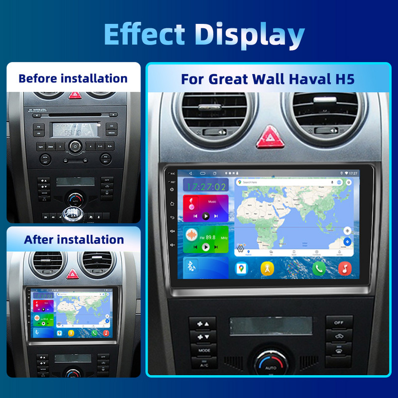 JMANCE pentru Great Wall Haval H5 2010-2012 Radio Auto Player Multimedia Navigare GPS 4G CarPlay Stereo Android No 2din DVD