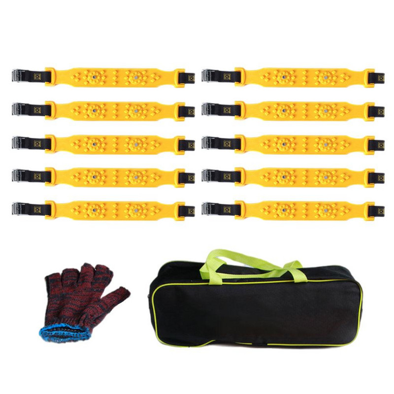 Lanțuri de zăpadă pentru anvelope de mașină, 10/1 buc. Lanțuri pentru anvelope de iarnă pentru zăpadă, curele antiderapante pentru anvelope de noroi, curele de conducere de urgență pe roți pentru mașină