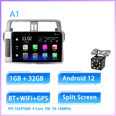 JIULUNET 8 nuclee Radio Auto Android 12 pentru Toyota Land Cruiser Prado 150 2013 - 2017 Player Multimedia Navigare Carplay AUTO
