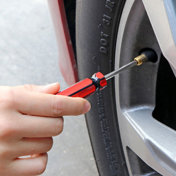 Инструмент за премахване на сърцевина на клапан Инструмент за ремонт на гуми Ядро на клапан на гума и капачки на клапани за мотоциклети, велосипеди, автомобилни аксесоари