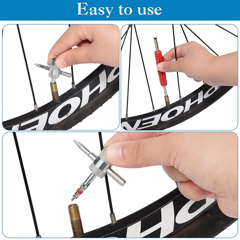 Vožtuvo šerdies nuėmimo įrankis Padangų taisymo įrankis Padanga Motociklų dviračių automobilių priedų vožtuvo šerdis ir vožtuvų dangteliai