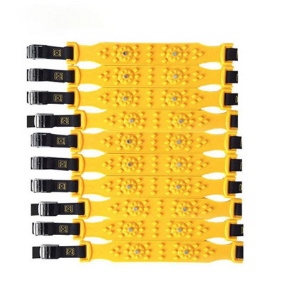 1/10 seturi Anvelope pentru mașină Anvelopă de iarnă pentru siguranța drumurilor Anvelope pentru zăpadă reglabilă anti-alunecare Siguranță cu două roți antiderapante Lanțuri TPU