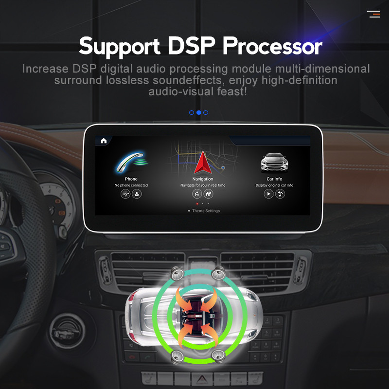 12,5" NaviFly Android12 autós multimédiás kijelző Mercedes-Benz CLS W218 osztályú vezeték nélküli Carplay DSP teljes képernyős érintőképernyős 4G 8 maghoz