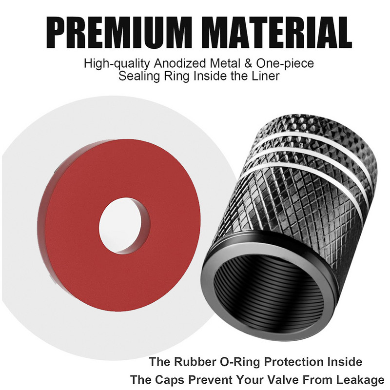 Capace de roată din aliaj de aluminiu, 8 bucăți, capac pentru tijă pentru jantă de anvelopă, pentru mașini și motociclete, biciclete