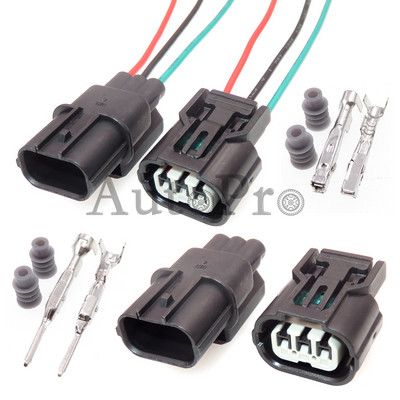 1 Set 3 Hole 6188-4739 6189-0887 Automobile Accessories Car Ignition Coil Electric Wiring Plug Auto Waterproof Connector