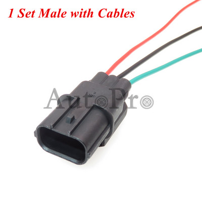 1 rinkinys 3 anga 6188-4739 6189-0887 Automobilių priedai Automobilių uždegimo ritė Elektros laidų kištukas Automatinė vandeniui atspari jungtis