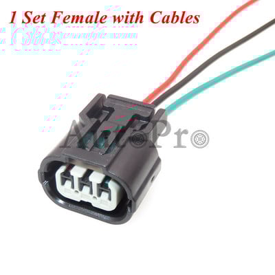 1 rinkinys 3 anga 6188-4739 6189-0887 Automobilių priedai Automobilių uždegimo ritė Elektros laidų kištukas Automatinė vandeniui atspari jungtis