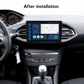 Ραδιόφωνο αυτοκινήτου Android 11 για Peugeot 308 T9 308S 2 DIN 2013-2017 είναι εξοπλισμένο με GPS 8 πυρήνων WiFi+4G Συσκευή αναπαραγωγής οχημάτων Carplay+Auto DSP RDS