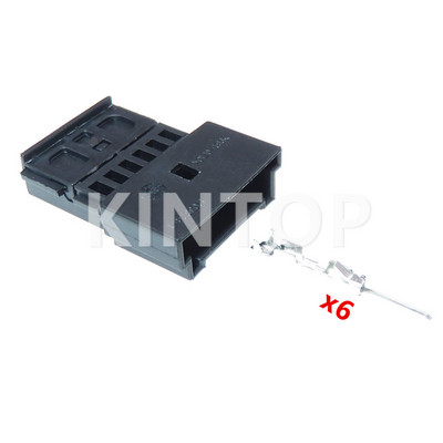 1 set 6 pini 4B0971978B Priză cablu audio pentru Tweeter auto 1-1241370-3 1-1703874-1 Conector auto nesigilat cu fire