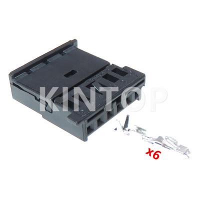 1 set 6 pini 4B0971978B Priză cablu audio pentru Tweeter auto 1-1241370-3 1-1703874-1 Conector auto nesigilat cu fire