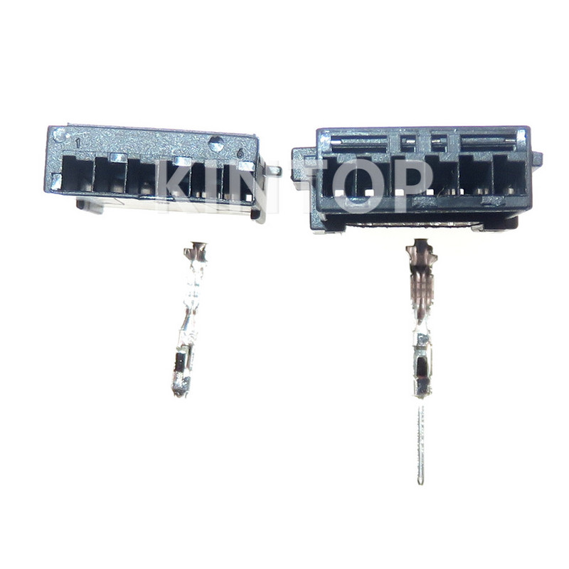 1 set 6 pini 4B0971978B Priză cablu audio pentru Tweeter auto 1-1241370-3 1-1703874-1 Conector auto nesigilat cu fire