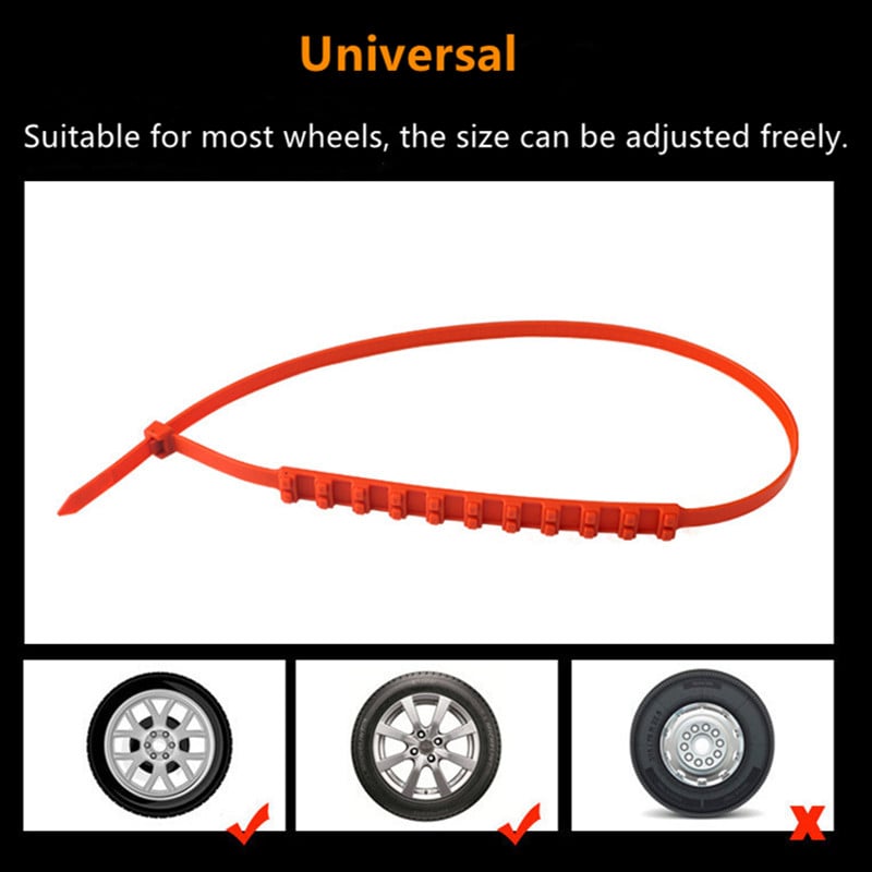 Lanțuri de zăpadă pentru anvelope de iarnă pentru mașină, 10 buc. Lanțuri de zăpadă pentru roți, lanțuri antiderapante, centură de cabluri, lanț de urgență în aer liber, pentru vehicule off-road