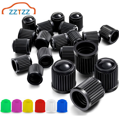 Tire Air Valve Caps, Plastic Tire Stem Valve Caps, Universal Wheel Tyre Stem Covers for Cars, Bicycle, Trucks, Motorcycles
