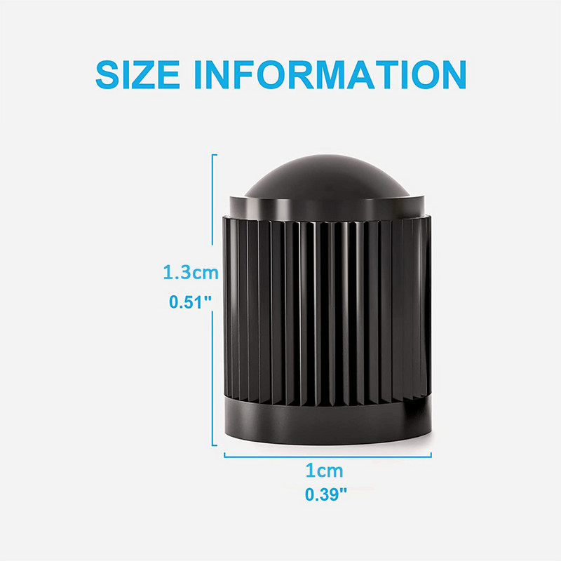 Padangų oro vožtuvų dangteliai, plastikiniai padangų koto vožtuvų dangteliai, universalūs ratų padangų koto dangteliai automobiliams, dviračiams, sunkvežimiams, motociklams