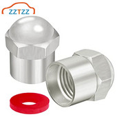 10/20/50 vnt chromo padangų vožtuvo koto dangteliai, nerūdijantis plastikas su guminiu sandarikliu Universalūs automobilių motociklų vožtuvo koto dangteliai