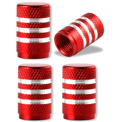 4Pcs Dice Style Kapice ventila za gume za automobile Motocikli Bicikli Kapice za bradavice od aluminijske legure Ventil za zrak u gumama Kapice kotača otporne na prašinu