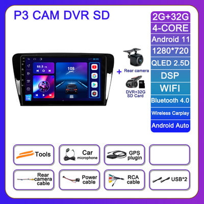 10.1 inch Android 12 pentru Skoda Octavia 2013 - 2018 Radio auto SWC 4G ADAS Navigație GPS Autoradio Multimedia Stereo DSP Player