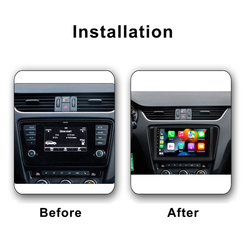 10.1 inch Android 12 pentru Skoda Octavia 2013 - 2018 Radio auto SWC 4G ADAS Navigație GPS Autoradio Multimedia Stereo DSP Player