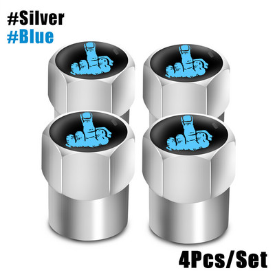 4 bucăți/set Capace de supapă cu logo craniu roșu Accesorii pentru roți de mașină Capac pentru tijă Auto Styling Din aliaj de aluminiu Capace pentru jante pentru anvelope