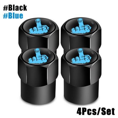 4 bucăți/set Capace de supapă cu logo craniu roșu Accesorii pentru roți de mașină Capac pentru tijă Auto Styling Din aliaj de aluminiu Capace pentru jante pentru anvelope