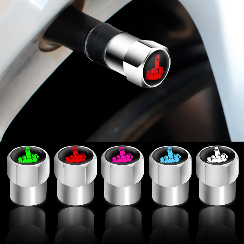 4 bucăți/set Capace de supapă cu logo craniu roșu Accesorii pentru roți de mașină Capac pentru tijă Auto Styling Din aliaj de aluminiu Capace pentru jante pentru anvelope