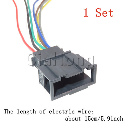 1 set 8 moduri 3B0972734 Lampă auto/fișă electrică audio pentru VW Audi 3B0972724 Priză neetanșată pentru mașină masculină