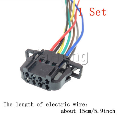 1 set 8 moduri 3B0972734 Lampă auto/fișă electrică audio pentru VW Audi 3B0972724 Priză neetanșată pentru mașină masculină