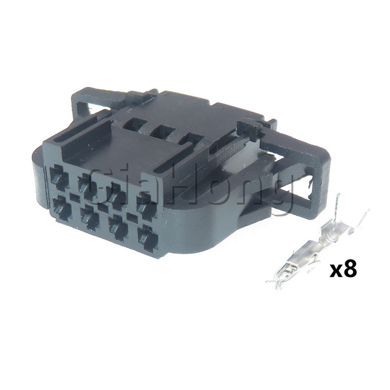 1 set 8 moduri 3B0972734 Lampă auto/fișă electrică audio pentru VW Audi 3B0972724 Priză neetanșată pentru mașină masculină