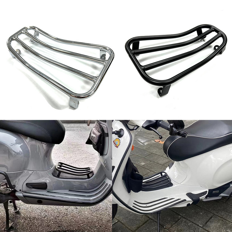 Pentru Vespa GTS300 GTV300 GTS-300 Sei Giorni Raft de depozitare Split Suport pentru bagaje Placa de picior Suport de mijloc Suport de pahare pentru pedala