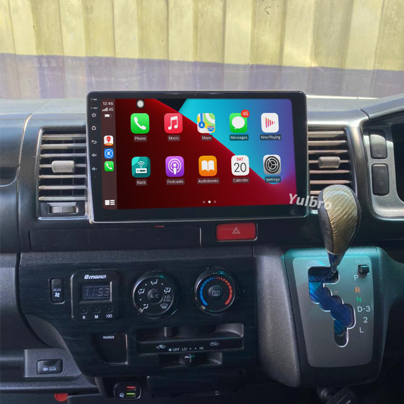 Toyota HiAce H200 RegiusAce Commuter Quantum 2005-2018 Android autórádió sztereó DVD Carplay multimédiás auto GPS fejegység BT készülékhez