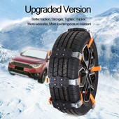 Blocuri de tracțiune pentru anvelope de mașină, rezistente, antiderapante, PU, 1/2 buc, cu sac, curele de lanț pentru cauciucuri de urgență, noroi, nisip, pentru noroi, gheață V0p9