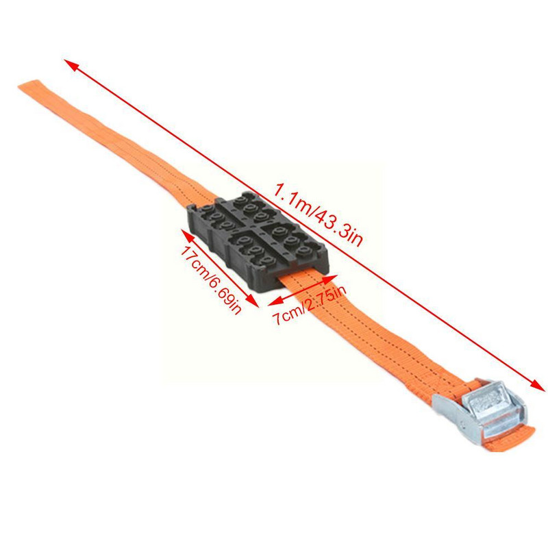 Blocuri de tracțiune pentru anvelope de mașină, rezistente, antiderapante, PU, 1/2 buc, cu sac, curele de lanț pentru cauciucuri de urgență, noroi, nisip, pentru noroi, gheață V0p9
