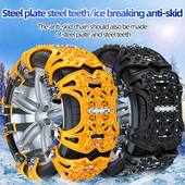 Lanț antiderapant pentru anvelope cu șenile tip nou stil pentru mașini SUV universal negru galben anvelope auto lanțuri antiderapante