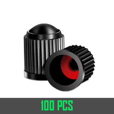 100 tk rehvide klapikorgid, plastikust klapivarre korgid O-kummist tihendiga, universaalsed varrekatted automaasturite jalgrataste mootorrataste jaoks